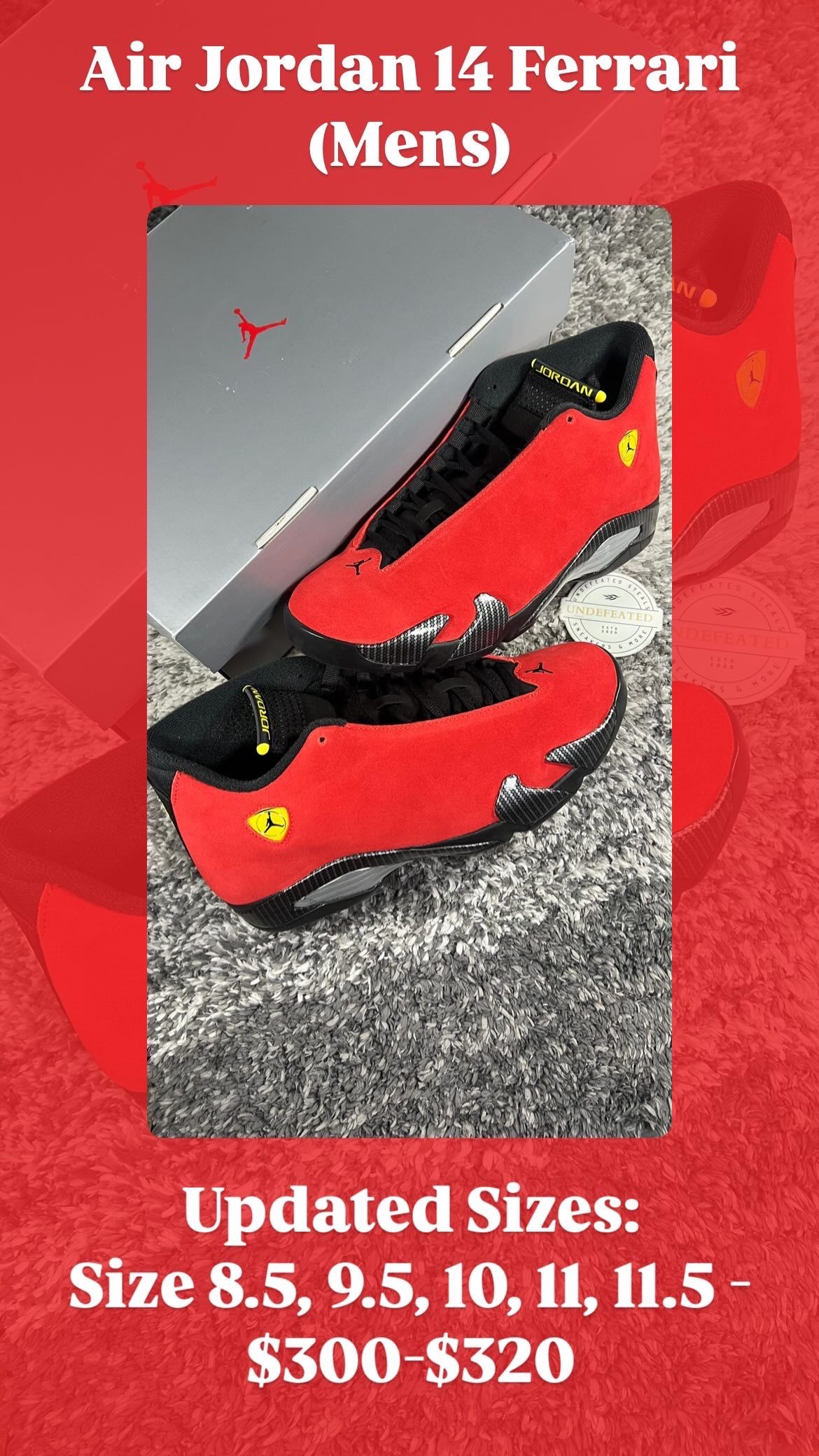 Air Jordan 14 Ferrari Men’s