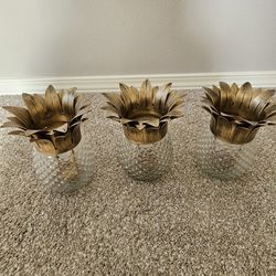 Pineapple Tealight Candle Holders