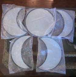 Black Magic Witch Moon Phase Mirror Set (Glass)-Complete Set in Original Box