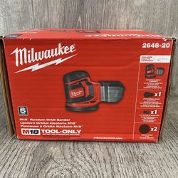Milwaukee M18 Random Orbit Sander (Tool-Only) 2648-20