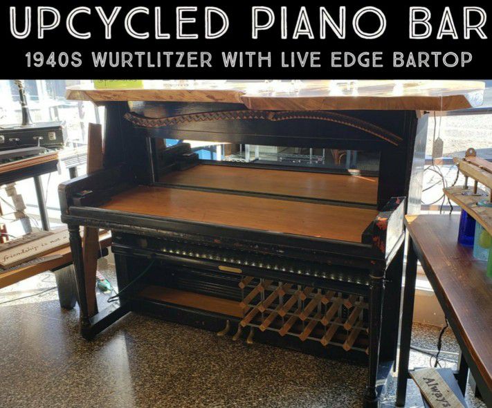 Upcycled Piano Bar 