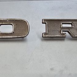 67-69 Ford Hood Emblem Letters