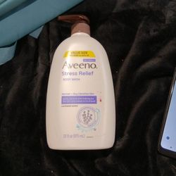 New Aveno Stress Relief Body Wash 