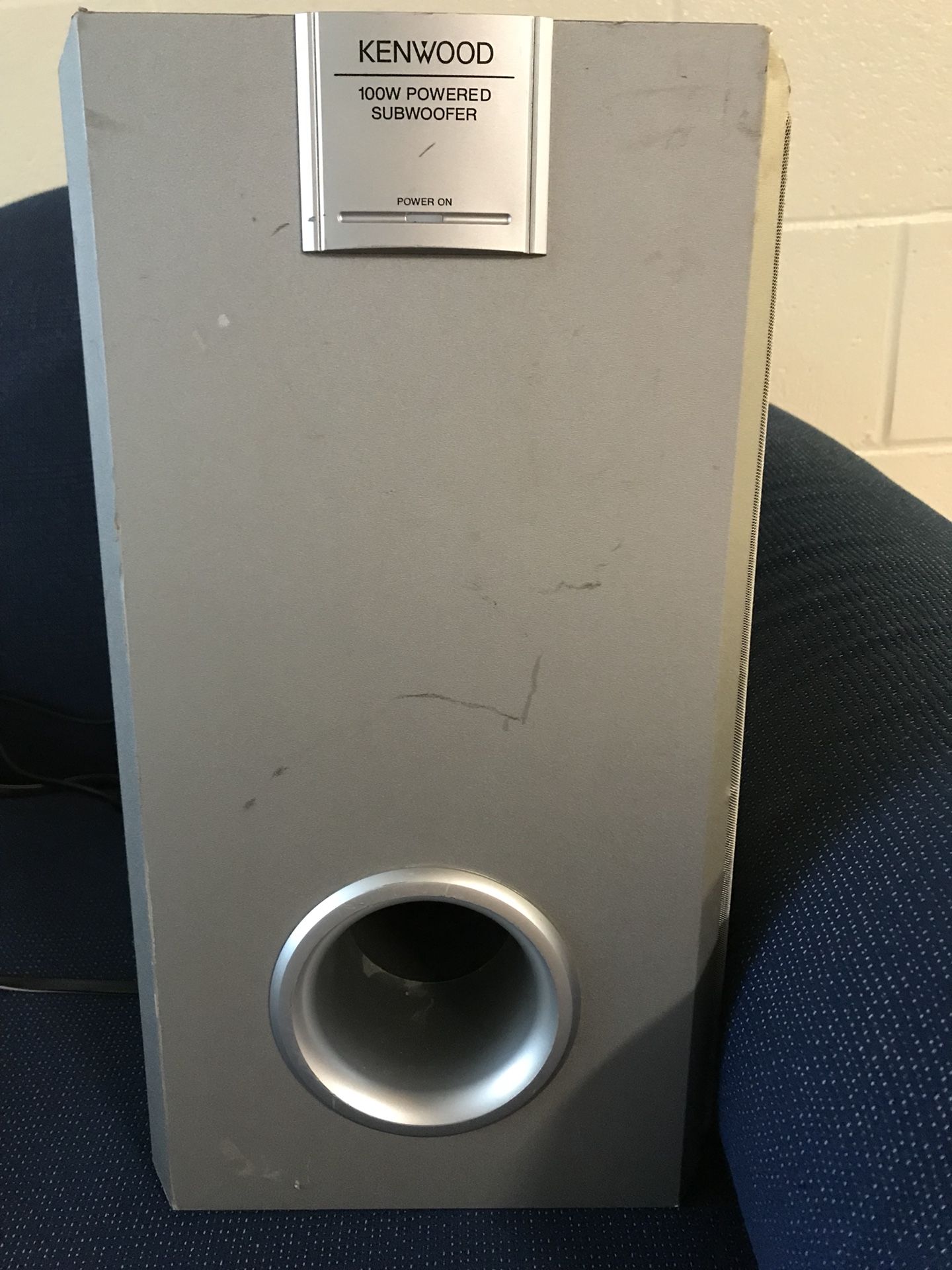 Kenwood powered subwoofer 100 WATT