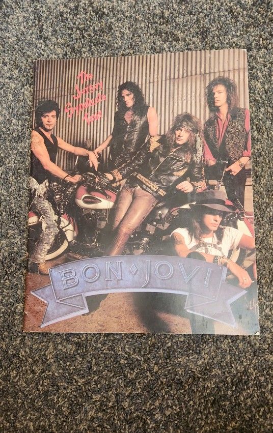 Bon Jovi concert Program