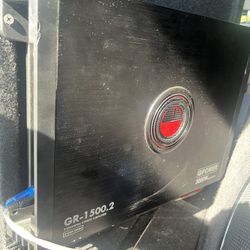 15 Inch Speakers  With 3000 Watt Amplifier 
