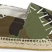 Valentino Garavani men’s canvas army fatigue  espadrilles