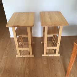 Wood Nightstand / End Tables