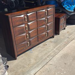 Dresser, Complete With Matching Mirror