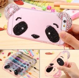 iPhone 6 phone cover , Bling Out Panda.