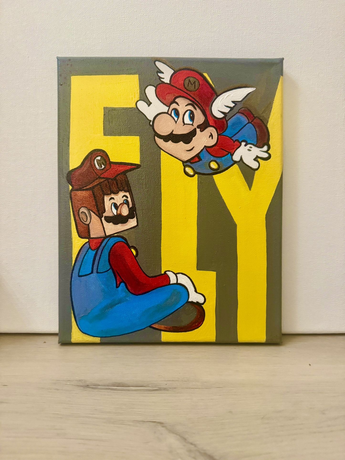 Mario Art Painting