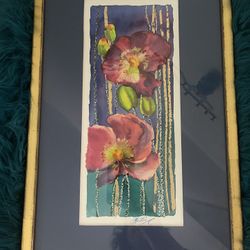 Original Signed Acrylic Ink Painting 