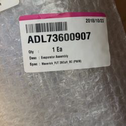 Lg Part  Adl 736000 907 Evaporator