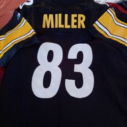 Reebok Heath Miller Pittsburgh Steelers Reebok Authentic Jersey