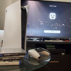 PlayStation 5 Console Ps5 Full Restored No Dust New Liquid Metal Replacement With Games And Ps4 Controller 