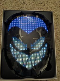 LED Mask for cosplay/raves- New