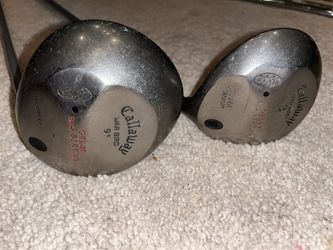 Callaway War Bird “Great Big Bertha” Golf Club Set - #3 & 9° Woods