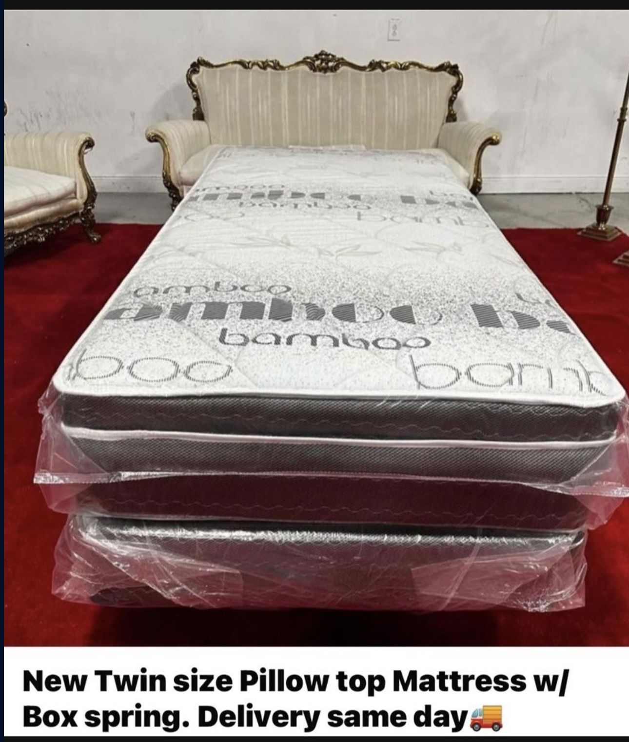 Twin Size Pillow top mattress NEW!