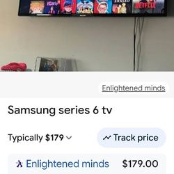 Samsung6 Smart Tv 43inch