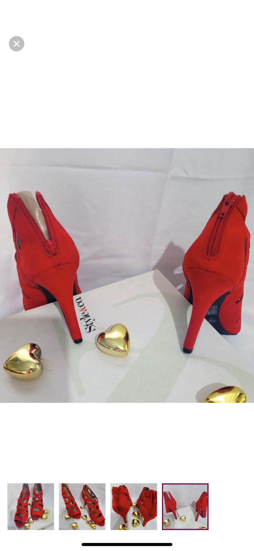 Style & Co Phonebox Red Heels