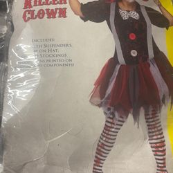 Killer Clown Adult Plus Size 16-20
