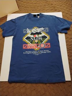 Vintage LA Dodgers vs Chicago Cubs Blue T- shirt Size Medium