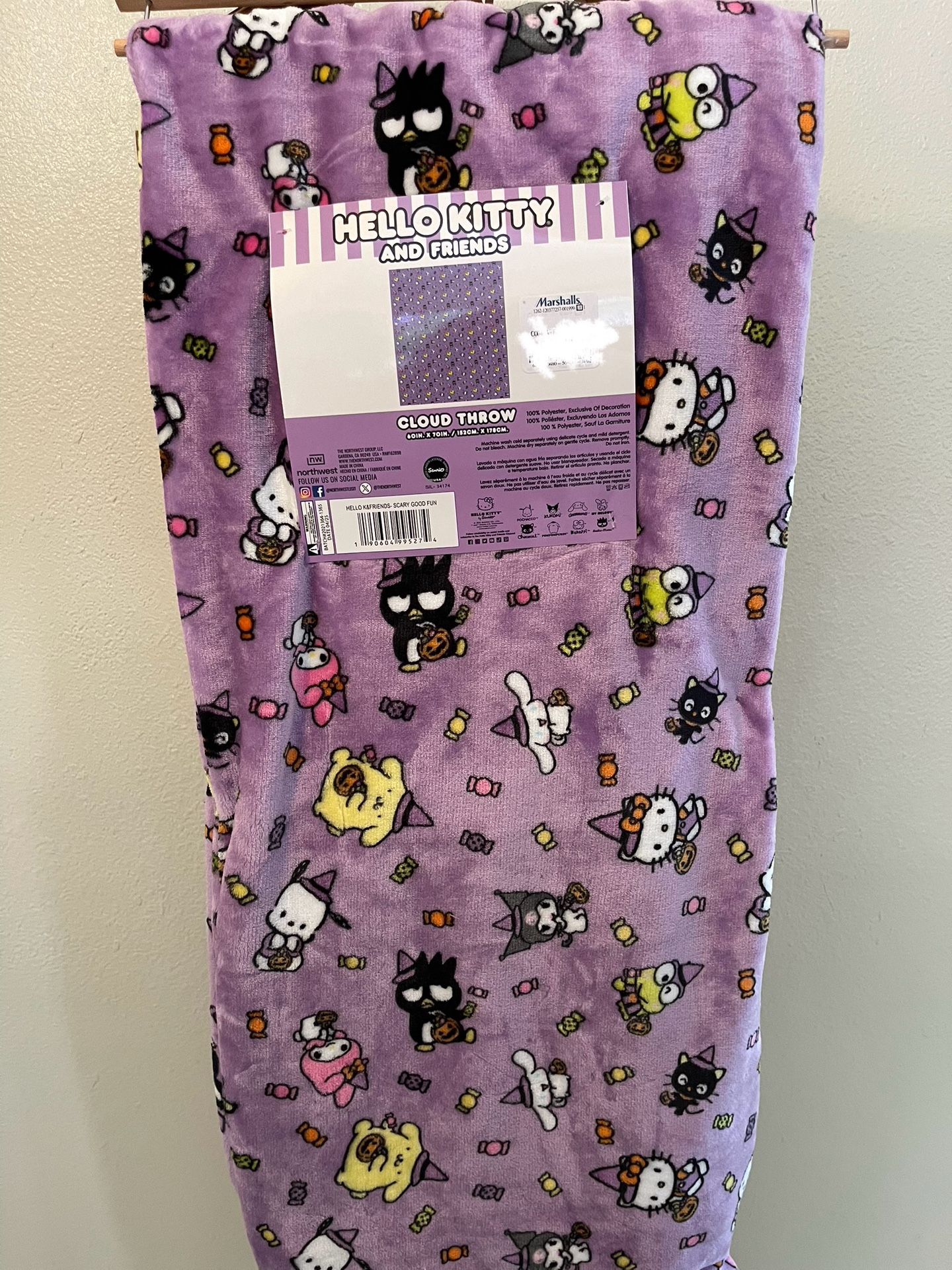Hello Kitty And Friends Halloween Blanket