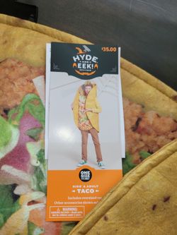 Kid's Youth Taco Halloween Costume One Size fits most