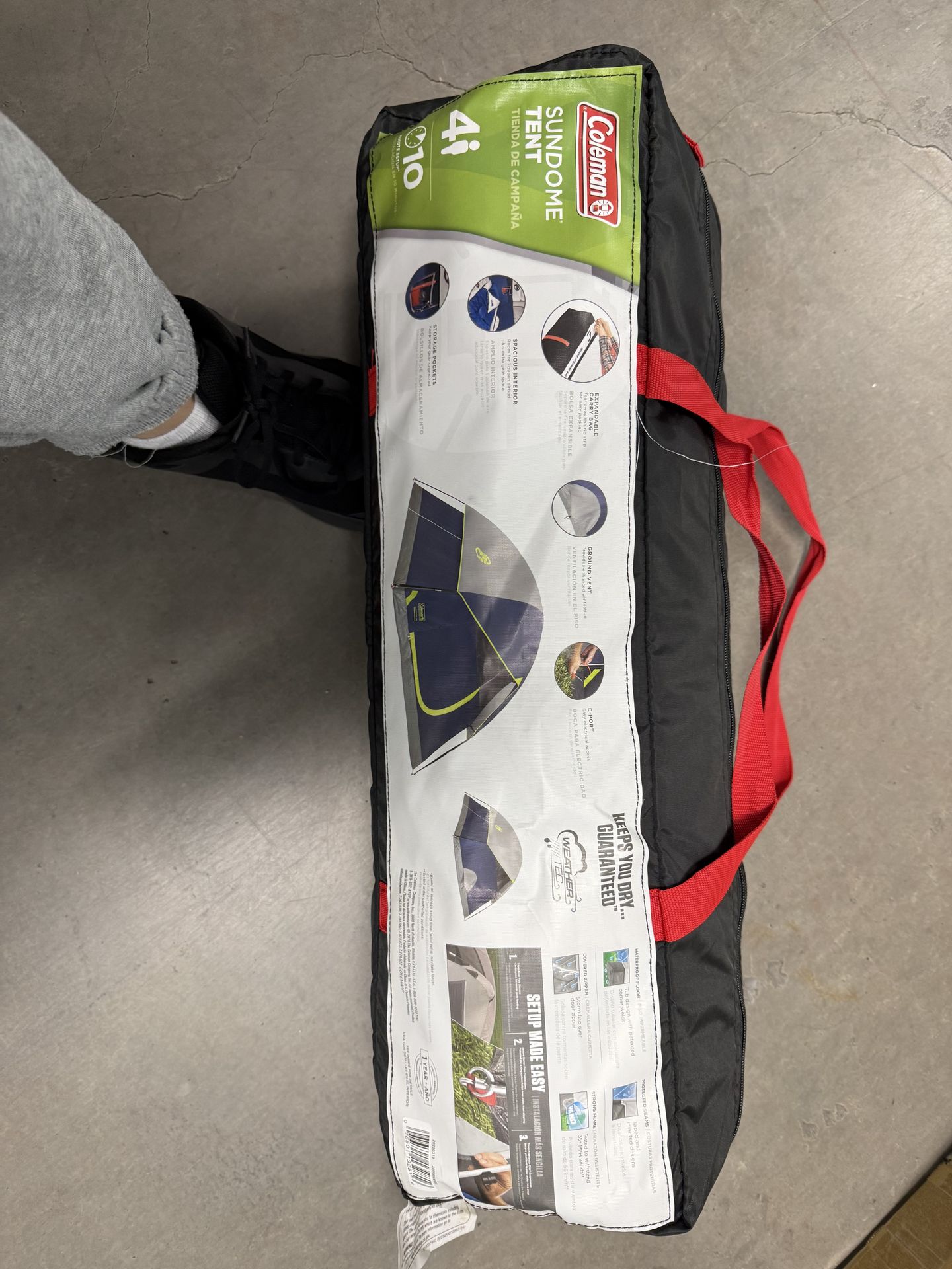 Coleman Sundome 4 person tent