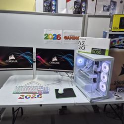 Corsair SUPER GAMER STREAMING COMPUTER MEGA-SETUP R7 5800X GIGABYTE AERO RTX 5060 8GB GDDR7 +