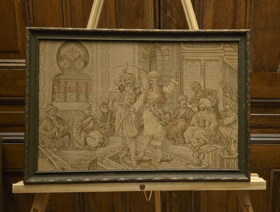 Vintage Framed Tapestry