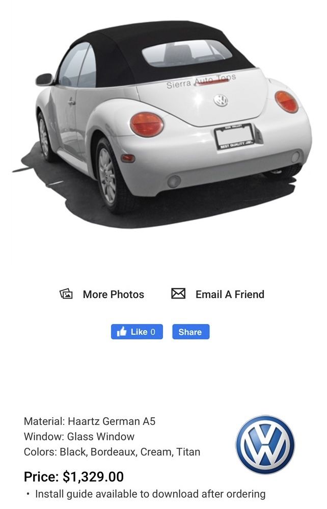 Convertible Top