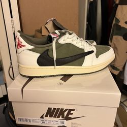 Jordan 1 Travis Scott Low Olive Size 10