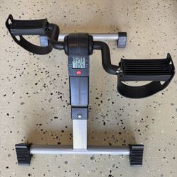 Foldable exercise bike for leg and arm