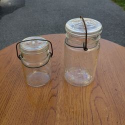 Two Old Jars Lot Of 2 