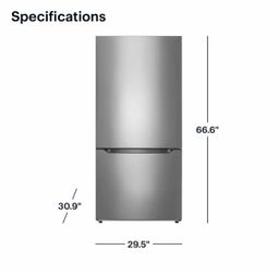 Insignia 30 in. Wide 18.6 Refrigerator