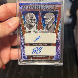 George Pickens/Stetson Bennett Dual Auto