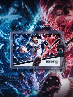 Shohei Ohtani Dodgers Anime Art Trading Card