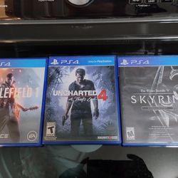 PS4 GAMES and PS2 GAMES