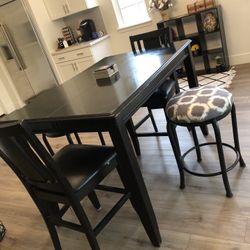 Black  Distressed table For Sale