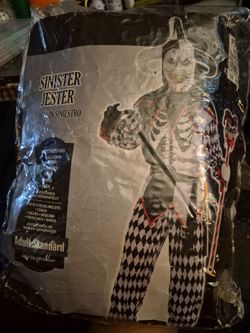 Sinister Jester Adult Halloween Costume