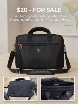 SwissGear Padded Messenger Bag / Laptop Case