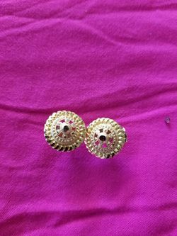 Indian gold plated earing