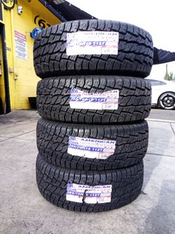 4 NEW TIRES P265/70R16 AMERICAN