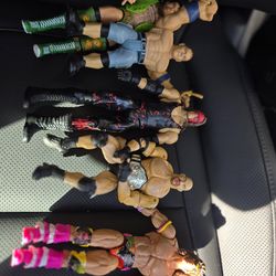 Vintage wrestling Action Figures Lot