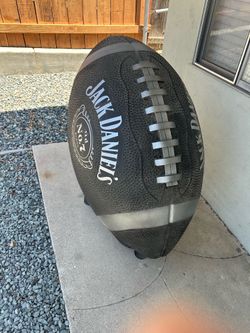 Giant Jack Daniel’s football