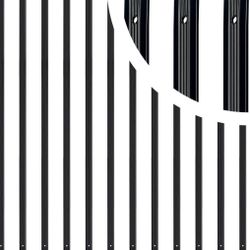 (New in Box) 25 Pack Balusters for Deck Railing Black Metal Deck Balusters Aluminum Deck Spindles 32.25"x1" Flat Staircase Balusters or Deck Railing S