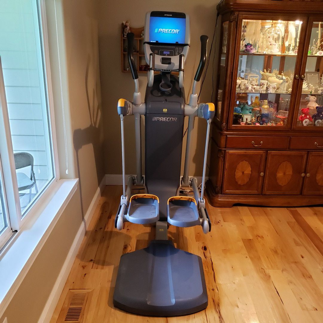 Precor elliptical with touch screen monitor