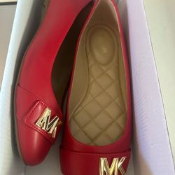 NEW Michael Kors Jilly Ballet Flats - Women’s Size 7 - Signature Logo