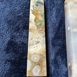 Flower Agate Crystal Tower